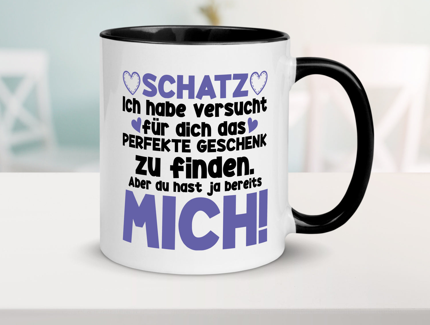 Schatz | Liebe Valentinstag Freund Freundin Herz Geschenkidee Humor Tasse