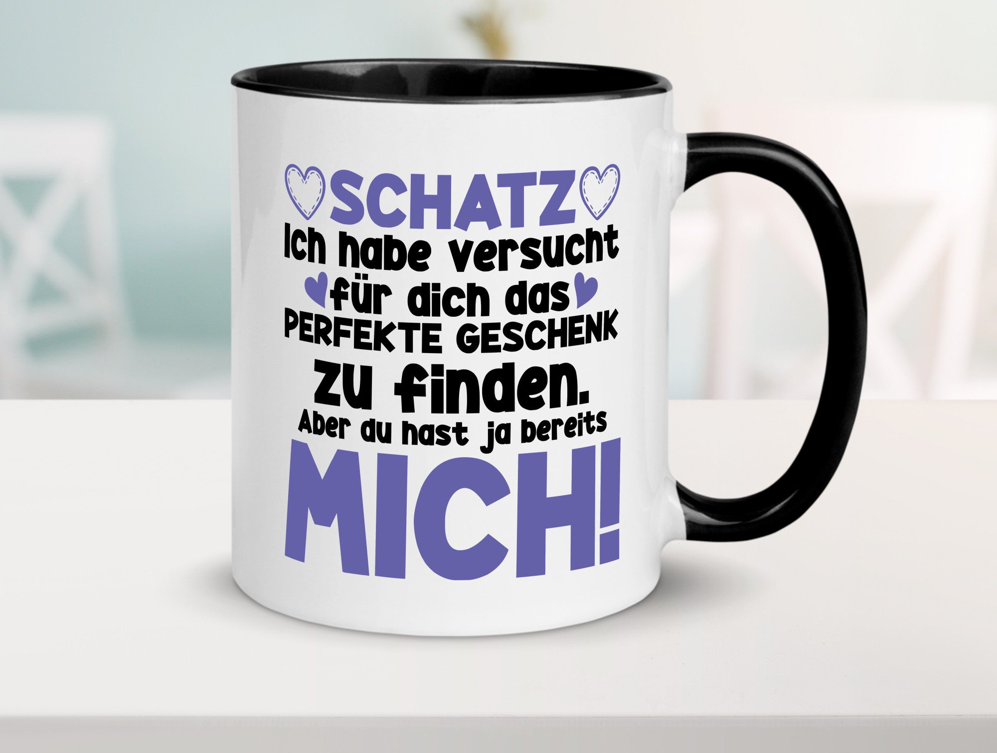 Schatz | Liebe Valentinstag Freund Freundin Herz Geschenkidee Humor Tasse