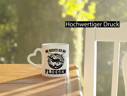 Mir reicht ich geh Fliegen | Flugzeug Pilot Humor Geschenkidee Tasse