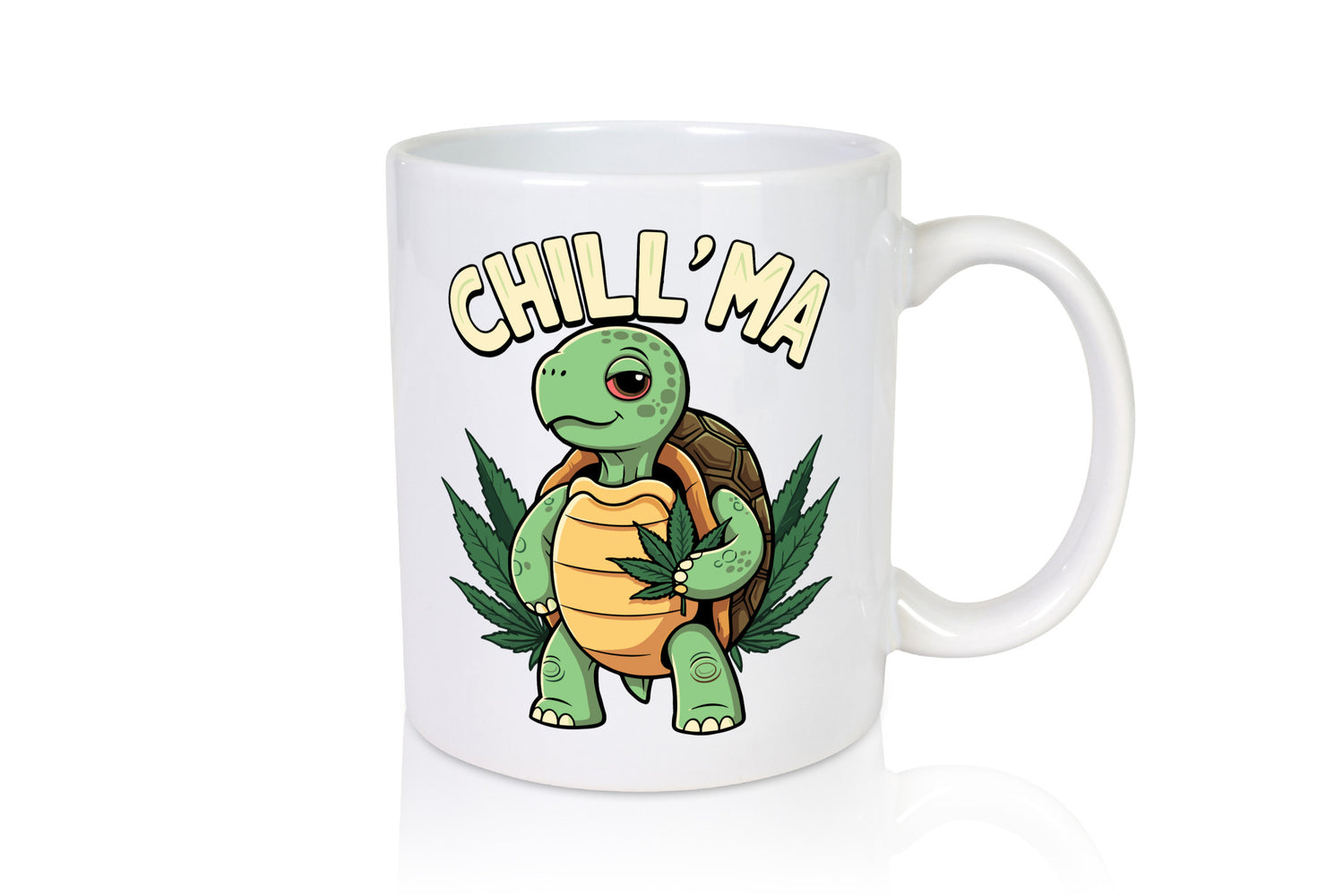 Chill ma | Cannabis Schildkröte v2 Geschenk Humor Geschenkidee lustiger Spruch