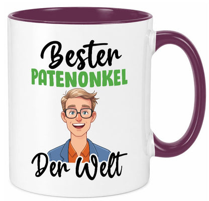 Bester Patenonkel | Onkel lustiger Spruch Geschenk Humor Geschenkidee Tasse