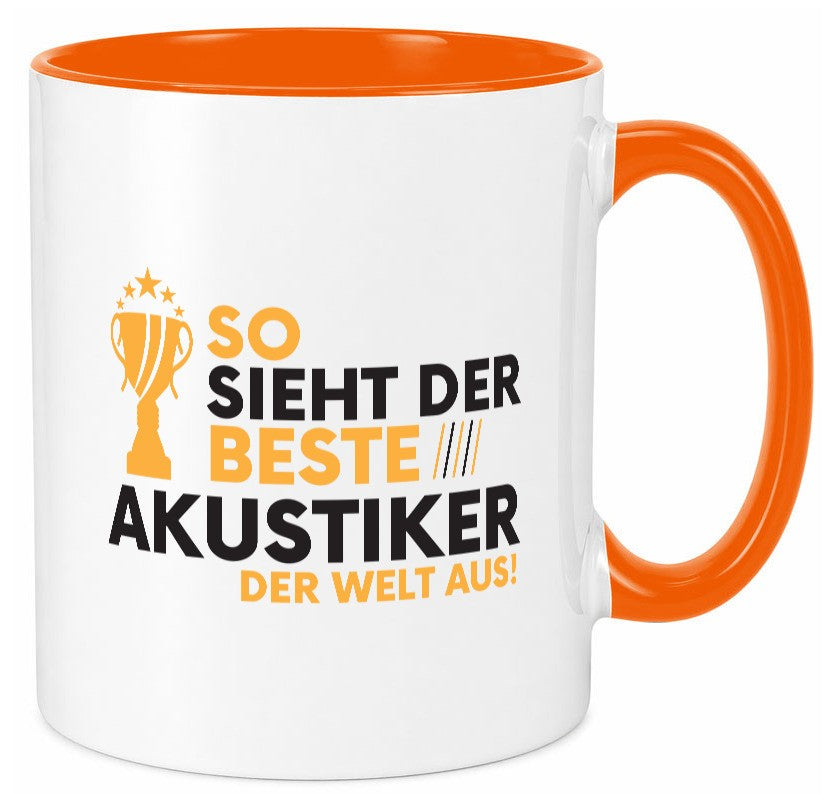 Der Weltbeste Akustiker | Akustik Hörgeräteakustik Geschenkidee Humor Tasse
