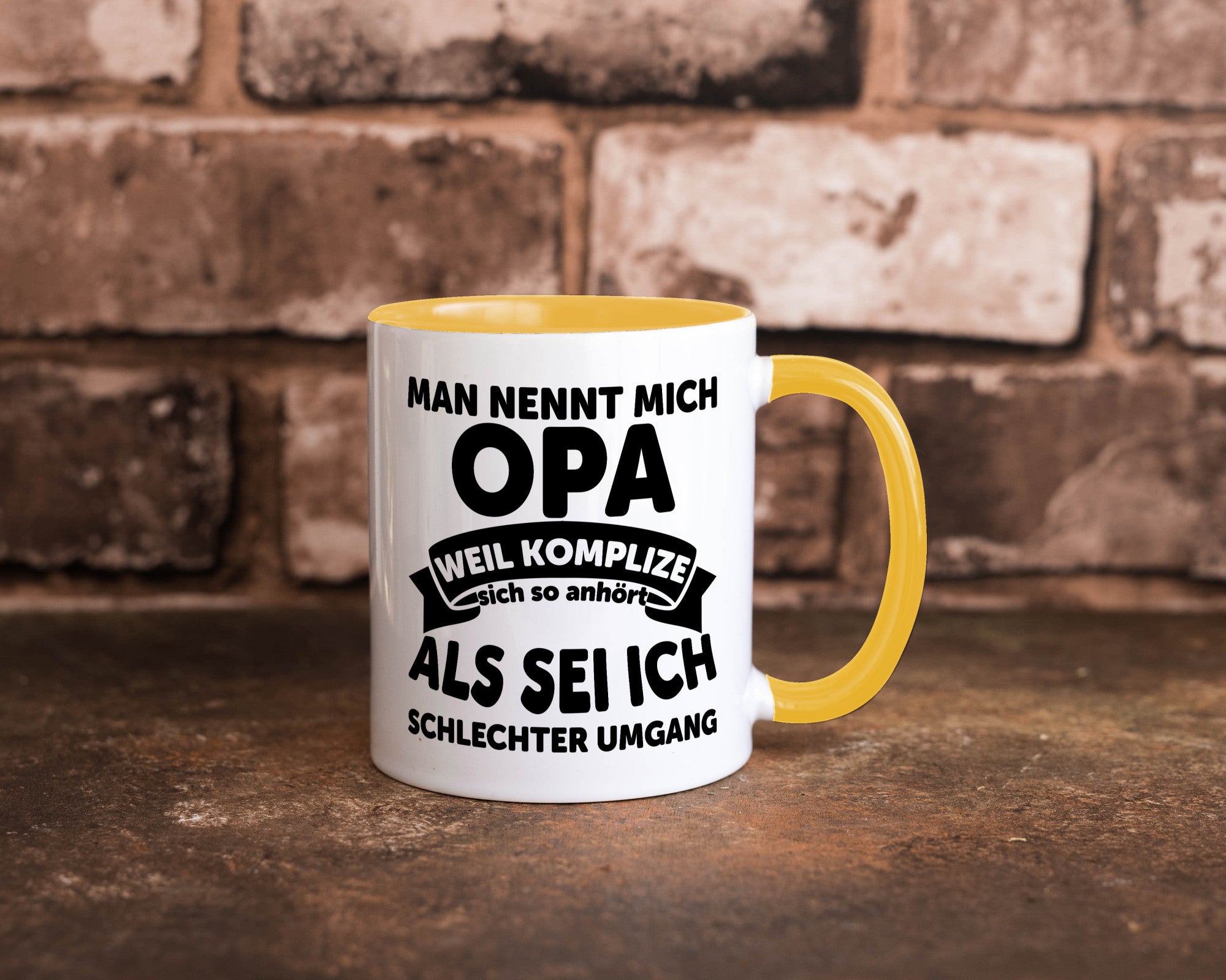 Nenn mich Opa, Komplize schlechter Umgang | Opa Witz Geschenk Familie