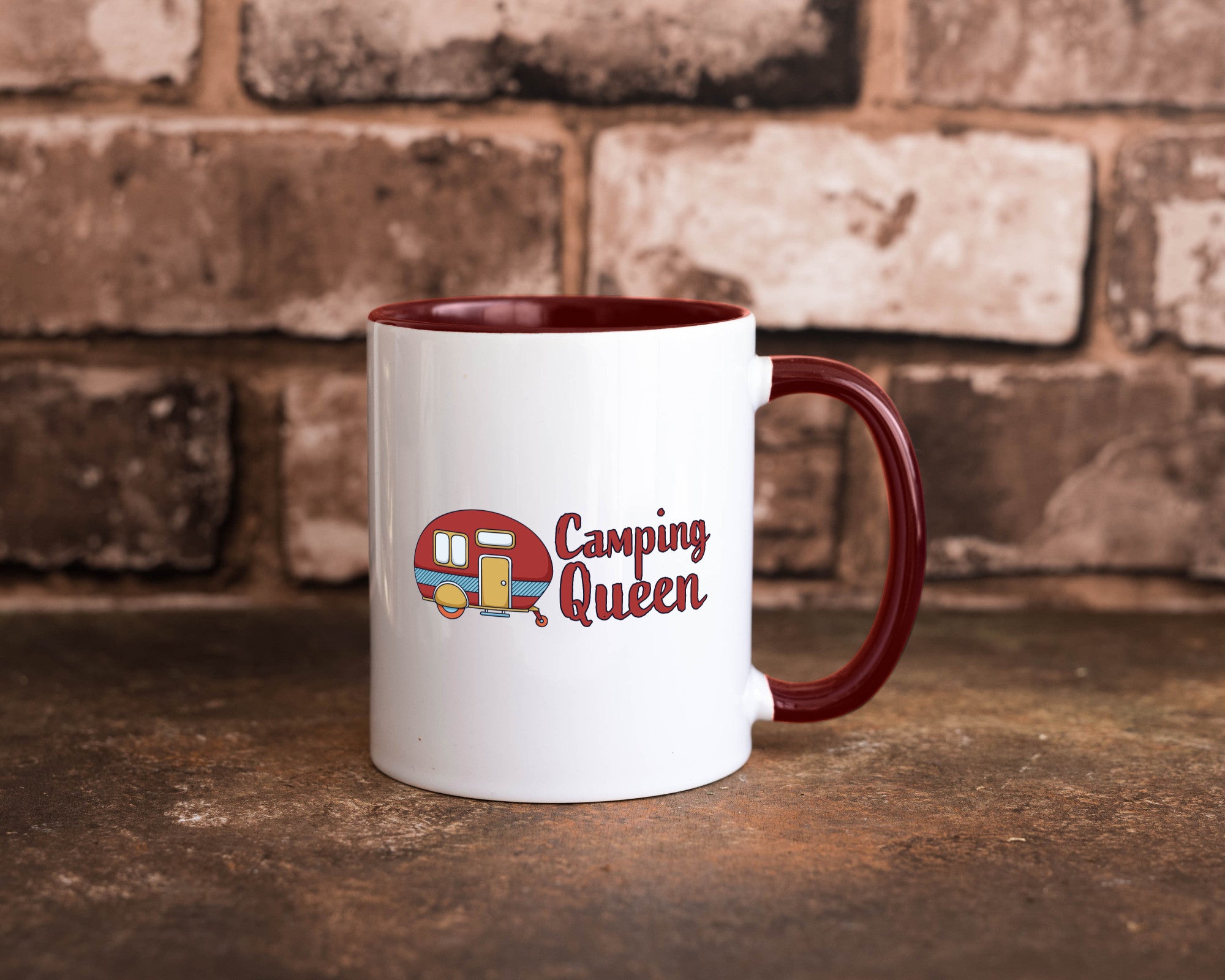 Camping Queen | Wohnanhänger Geschenk Humor Geschenkidee lustiger Spruch Tasse