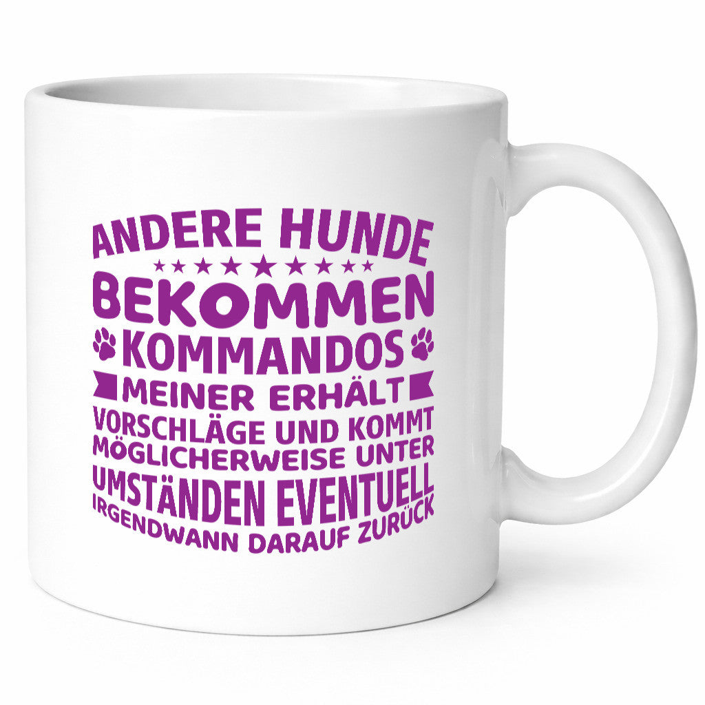Hunde Training | Hundebesitzer Tasse Hundekommando vl7 lustig Tierliebhaber