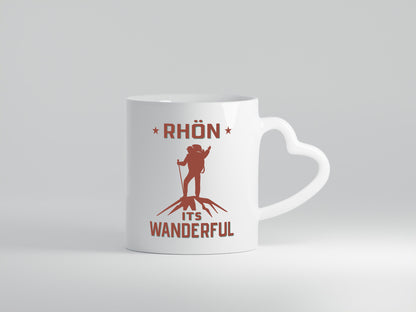 Rhön ist wanderful | Wanderer Berge lustig Humor Geschenkidee Geschenk Tasse