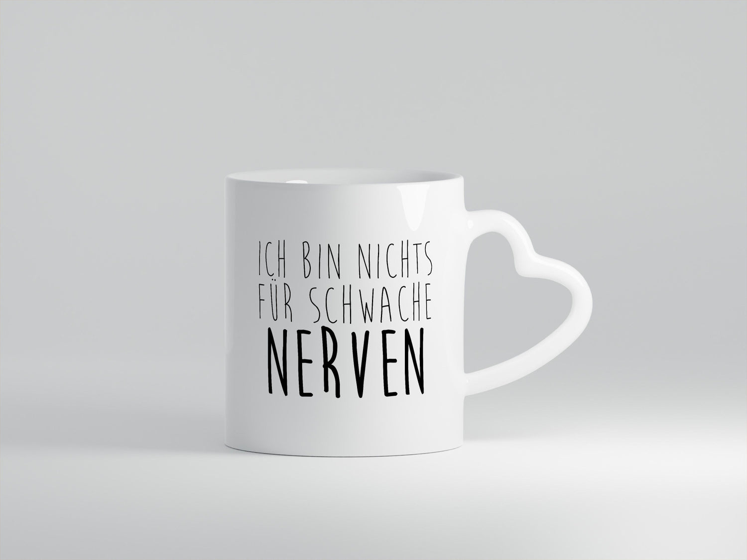 Ich bin nichts für schwache Nerven v3 Geschenk Humor Geschenkidee lustiger