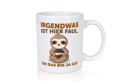 Ich bin faul | Faultier Morgenkaffee Morgenmuffel Geschenk Tierliebhaber Humor