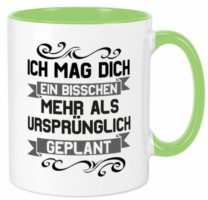 Ich mag dich mehr als geplant | Best Freinds Freundschaft Geschenkidee Humor
