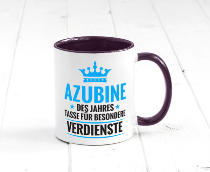 Besonderer Verdienst: Azubine | Ausbildung Lehrling lustig Humor Geschenkidee