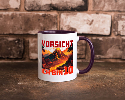 10. Geburtstag | 10 Jahre Vulkanausbruch Vulkan Humor Geschenkidee Tasse