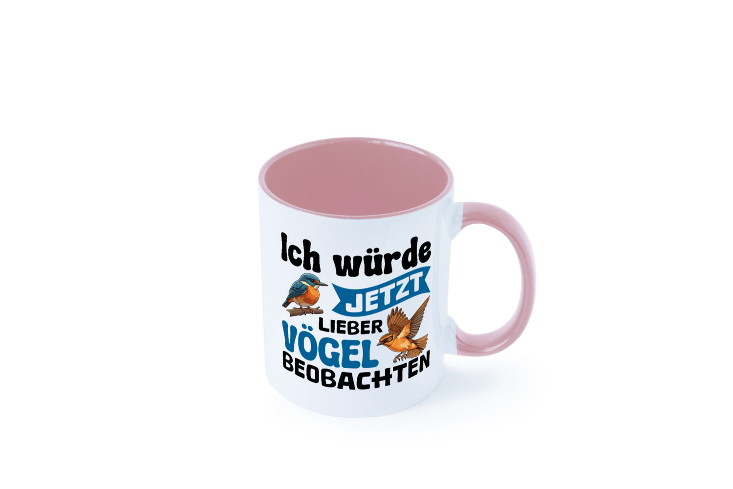 Vögel beobachten | Vogel lustig Humor Geschenkidee Geschenk Tasse