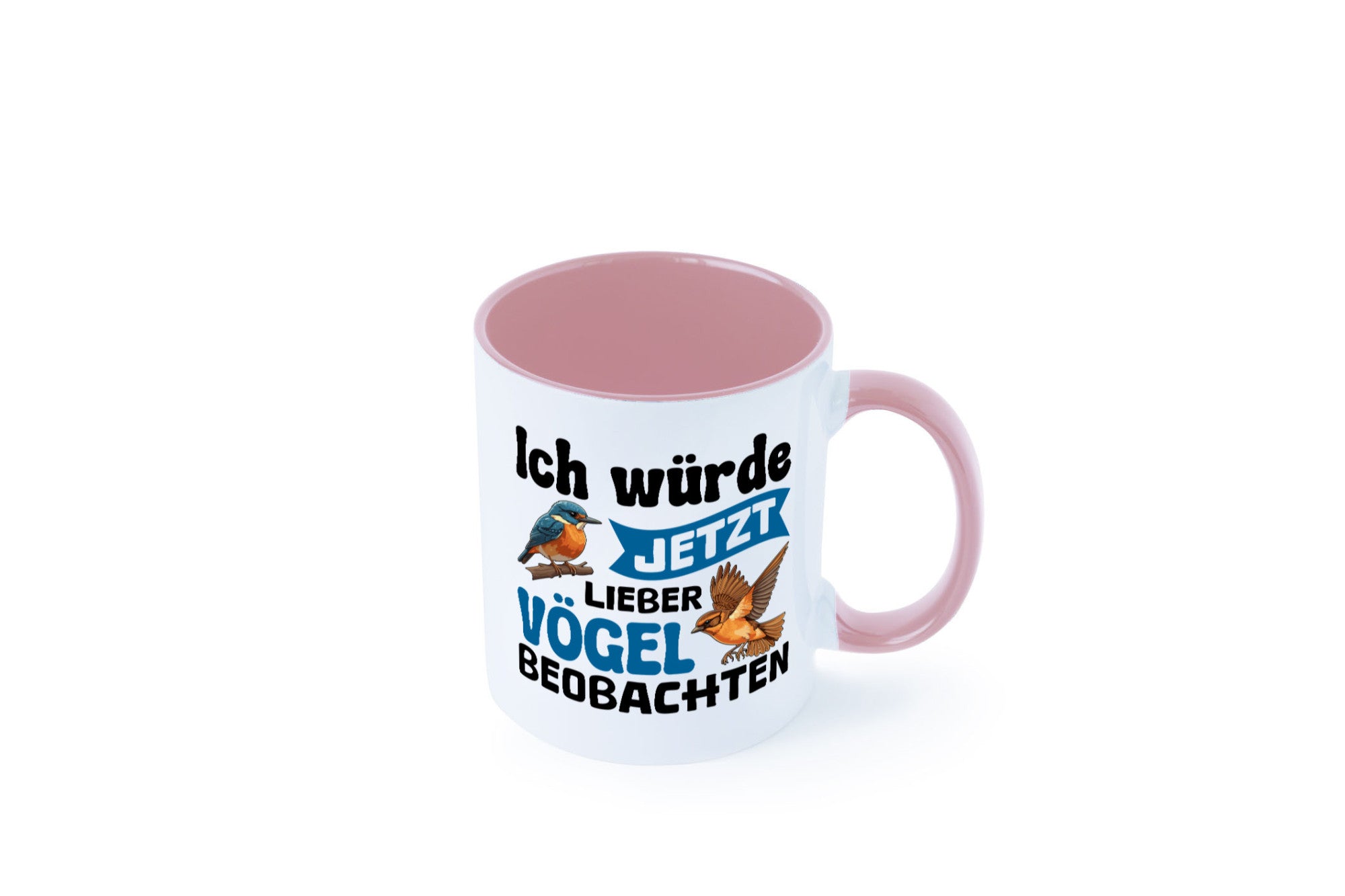 Vögel beobachten | Vogel lustig Humor Geschenkidee Geschenk Tasse