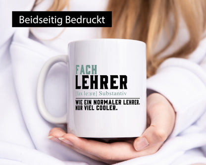 Fachlehrer | Lehrer Unterricht Lieblingslehrer Geschenk Humor Geschenkidee