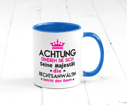 Seine Majestät Rechtsanwältin | Jurstin Anwältin Humor Geschenkidee Tasse