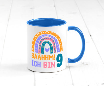 9. Geburtstag | 9 Jahre Regenbogen Bääm Mädchen Geschenk Geschenkidee lustiger