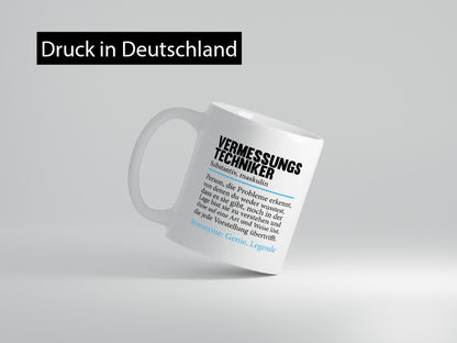 Vermessungstechniker | Spruch Techniker Beruf Humor Arbeit Kollegen Büro