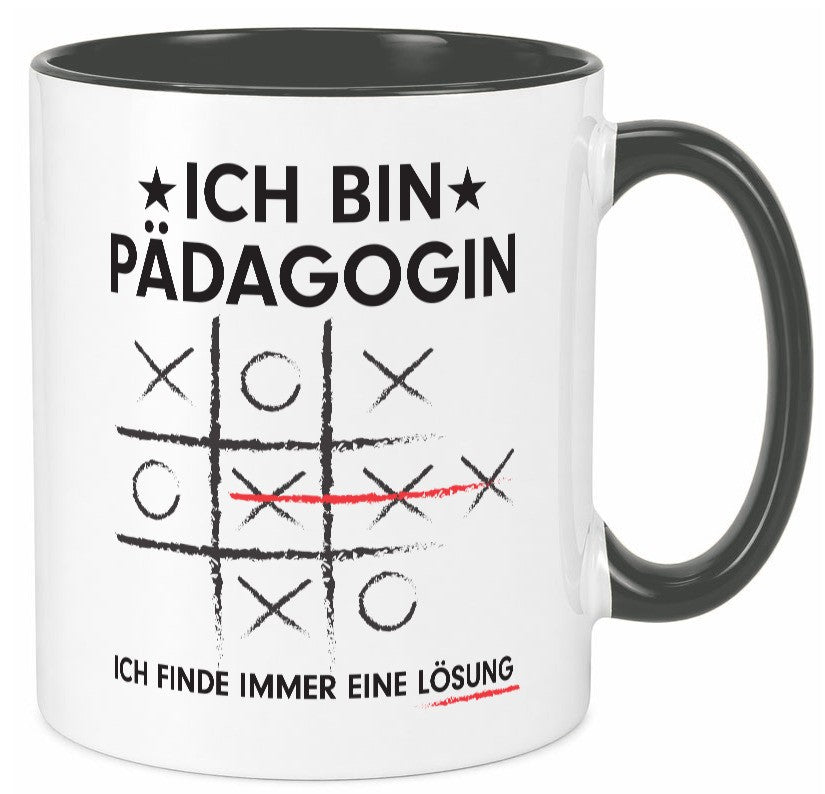 Löse Probleme: Pädagogin | Pädagogik Geschenkidee Humor Tasse
