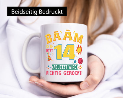 14. Geburtstag | 14 Jahre ab jetzt wird richtig gerockt lustig Geschenkidee