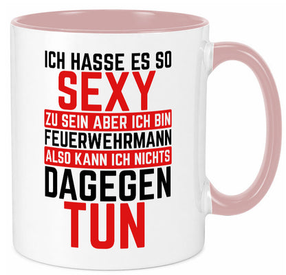 Sexy Feuerwehrmann | Helden Flammen Brandeinsatz lustig Humor Geschenkidee