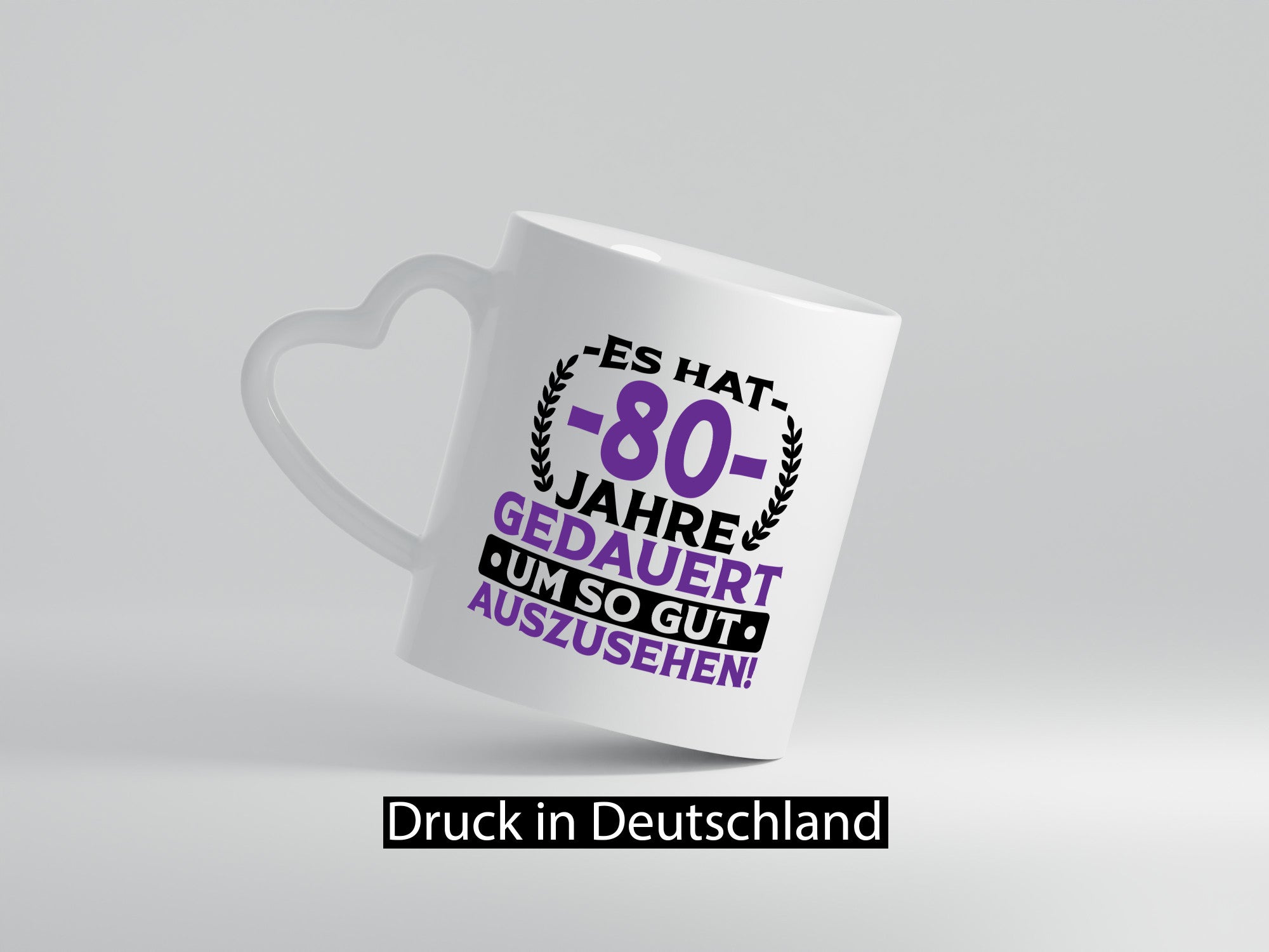 80 Jahre gedauert um so gut auszusehen | 80. Geburtstag Humor Geschenkidee Tasse