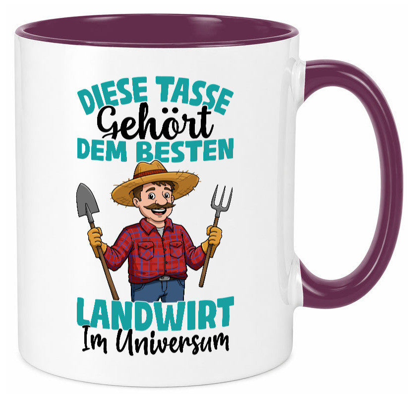 Im Universum: Landwirt | Bauer Landwirtschaft lustiger Spruch Geschenk Humor