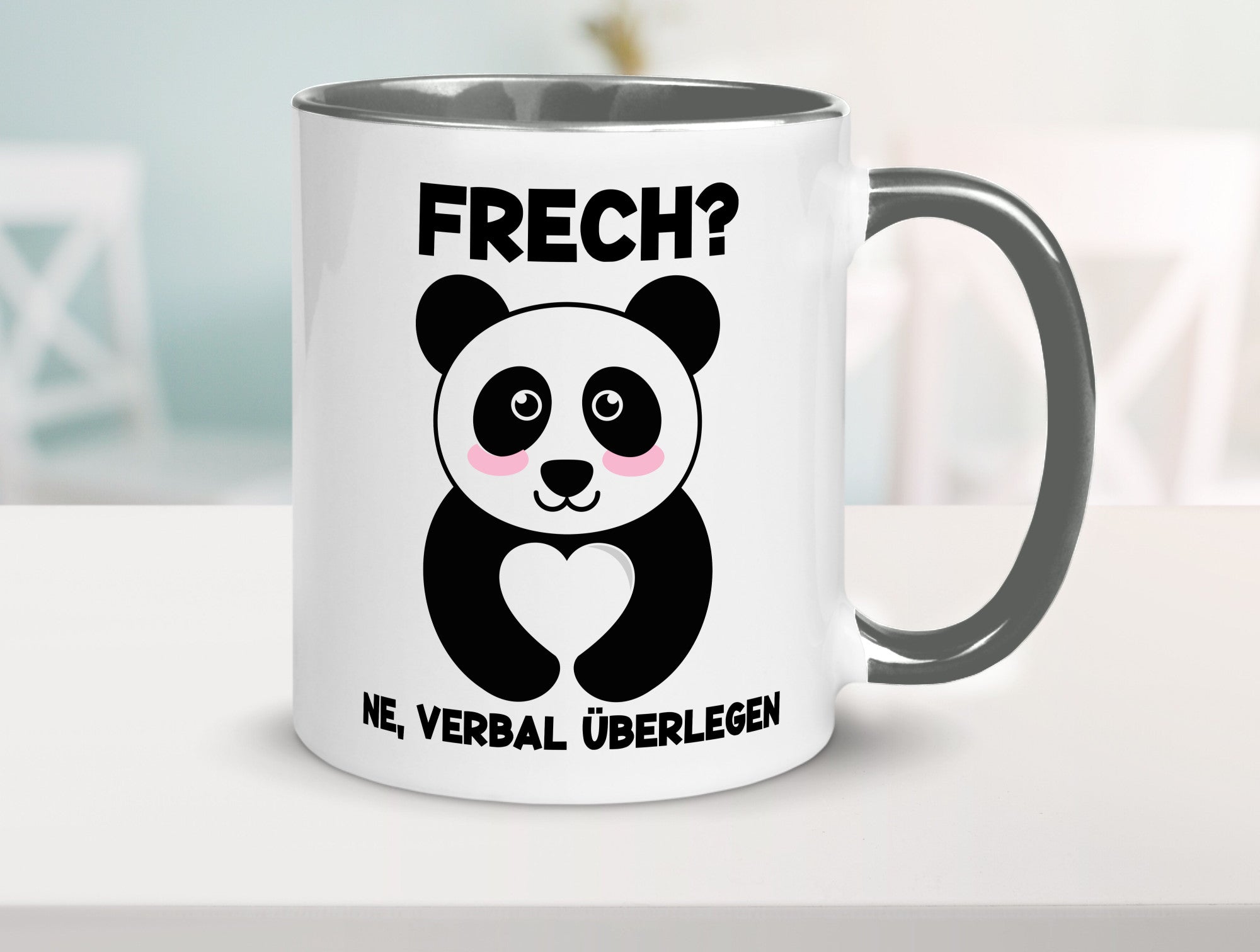 Frech | Verbal überlegen süßer Pandabär kecker Spruch lustiger Geschenk Humor