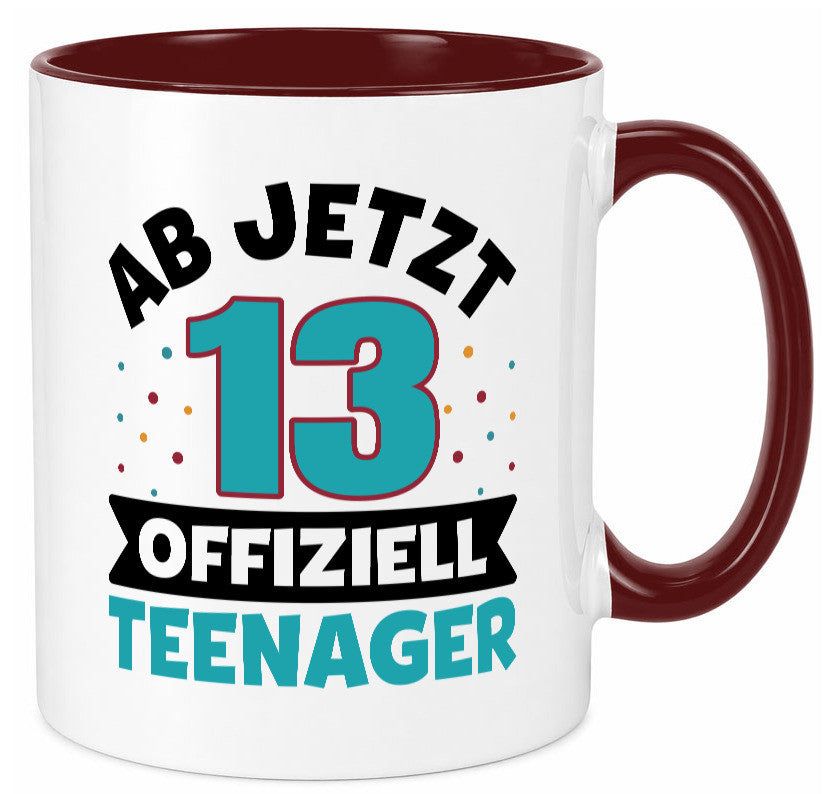 13. Geburtstag | Mädchen Tasse Teenager Spruch vl4 Humor Geschenkidee