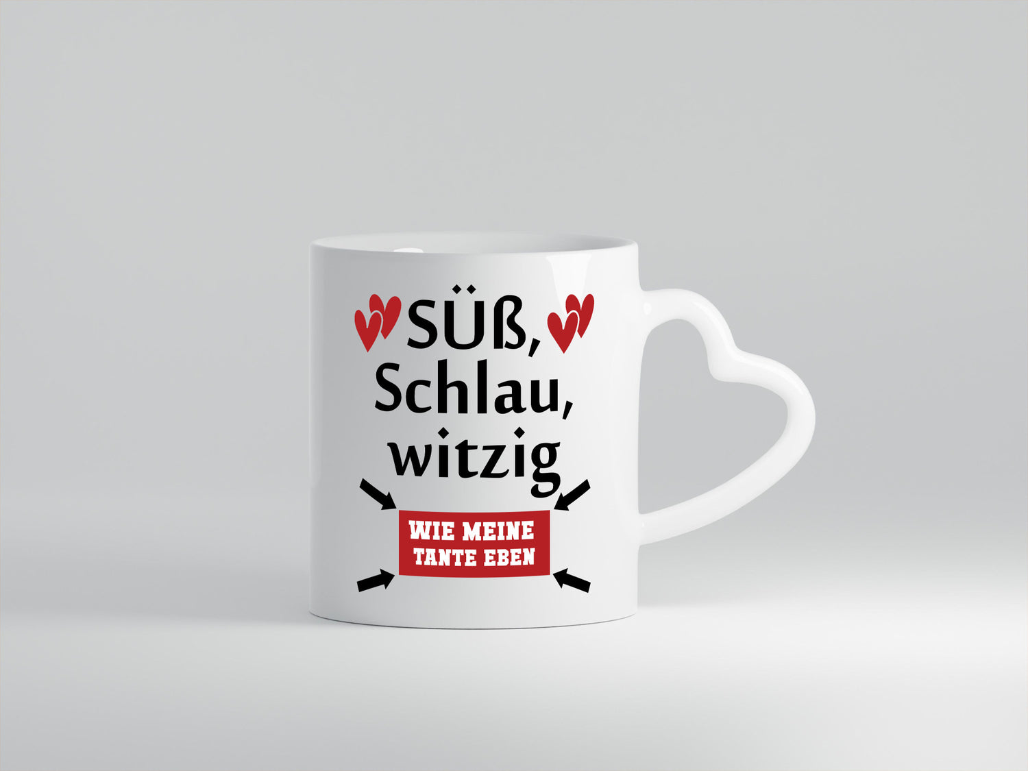Süß, schlau, Witzig wie meine Tante eben | Tanze Neffe Humor Geschenkidee Tasse