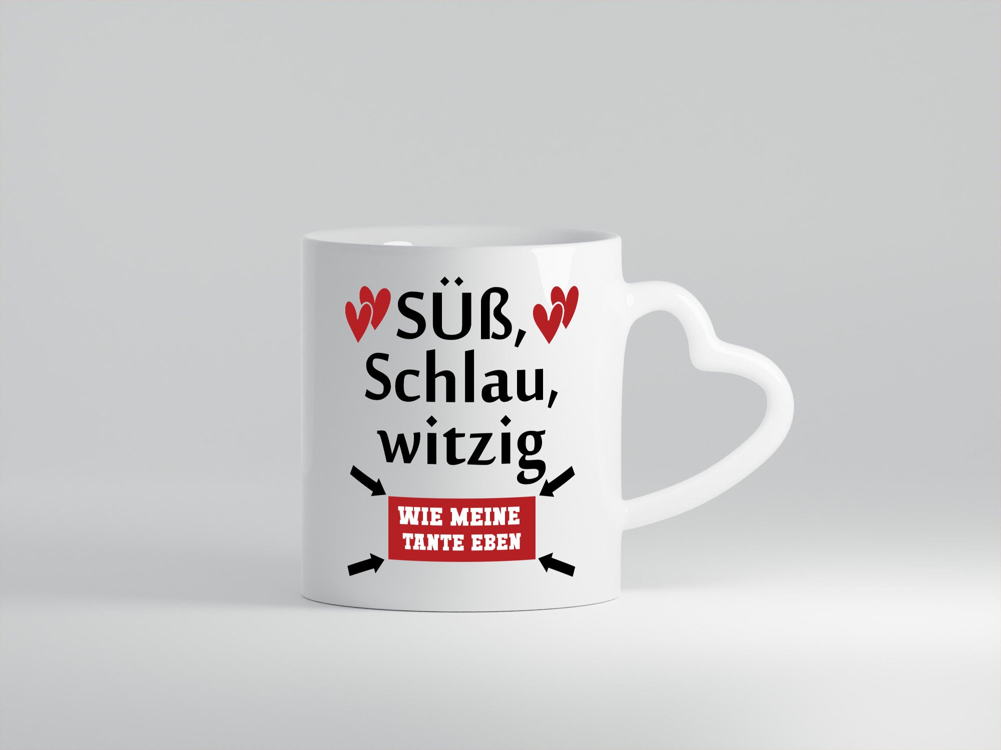 Süß, schlau, Witzig wie meine Tante eben | Tanze Neffe Humor Geschenkidee Tasse