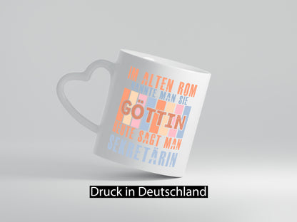 Heute sagt man: Sekretärin | Büro lustiger Spruch Geschenk Arbeit Kollegen Tasse