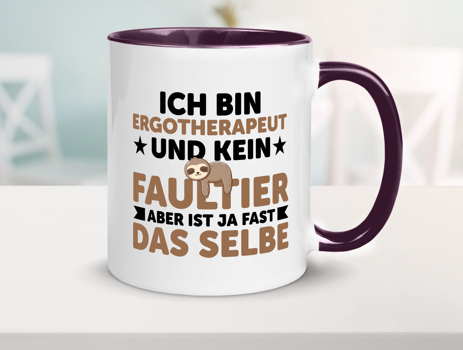 Ich bin kein Faultier: Ergotherapeut | Ergotherapie Geschenk Tierliebhaber