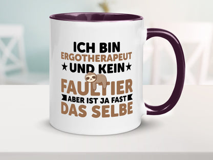 Ich bin kein Faultier: Ergotherapeut | Ergotherapie Geschenk Tierliebhaber