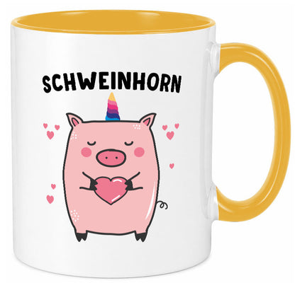 Schweinhorn lustig Humor Geschenkidee Geschenk Tasse