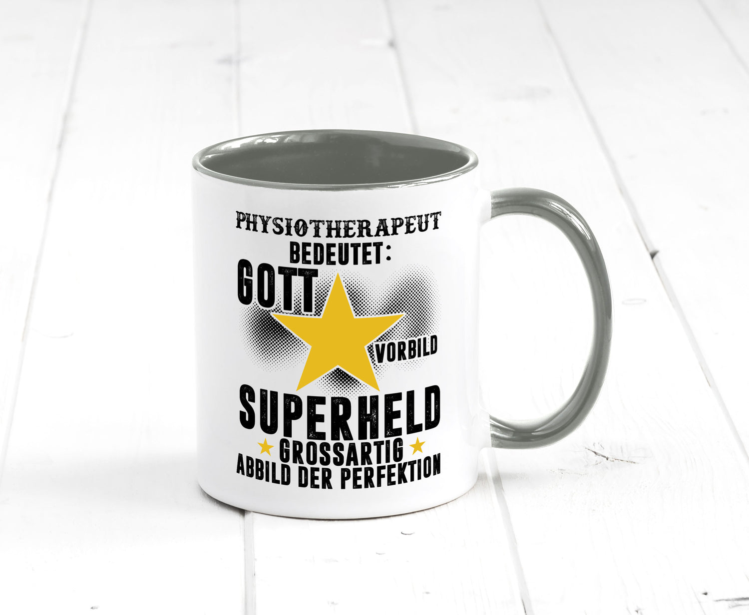 Bedeutung von Physiotherapeut lustiger Spruch Geschenk Humor Geschenkidee Tasse