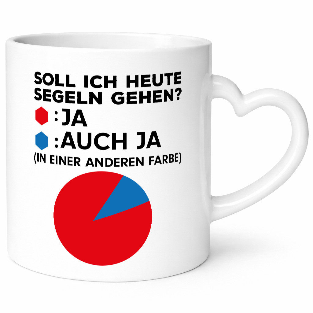 Segeln gehen | Segler Tasse Segelboot Kapitän lustiger Spruch Geschenk Humor