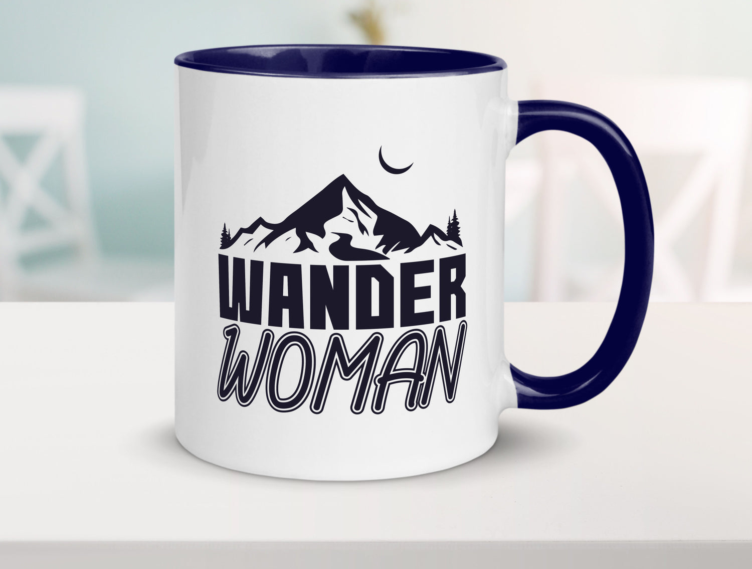 Wander Woman | Frauen Tasse Wanderer Bergsteigen lustig Familie Geschenkidee