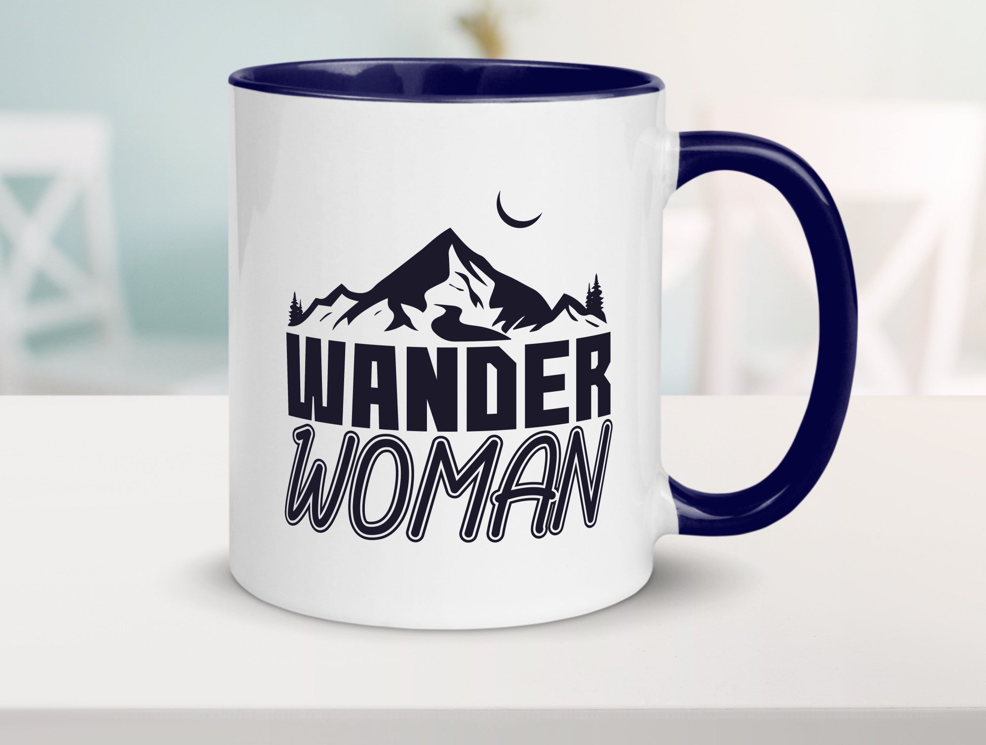 Wander Woman | Frauen Tasse Wanderer Bergsteigen lustig Familie Geschenkidee