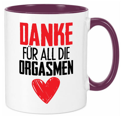 Orgasmus Tasse Geschenkidee Humor