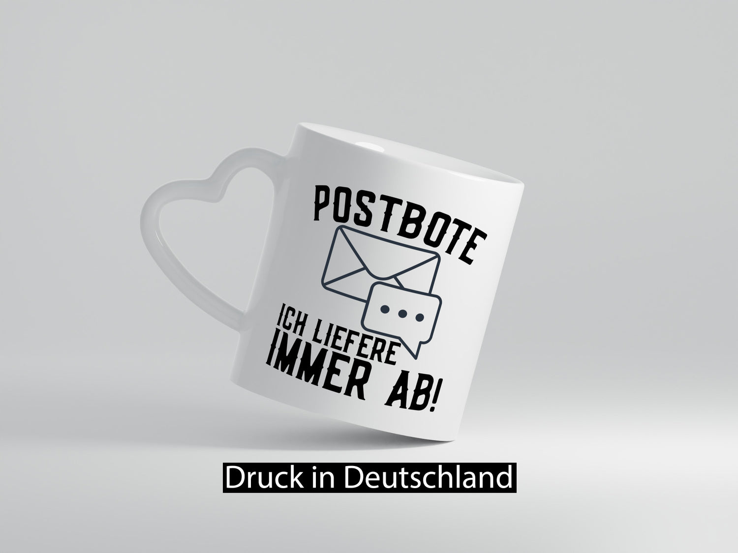 Ich liefere immer ab | Postbote Brief Zusteller Kurier Geschenk Humor