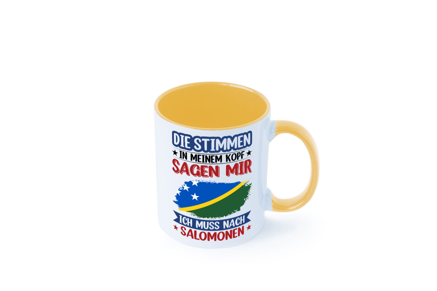 Salomonen | Urlaub Stimmen in meinem Kopf Traumland v2 Humor Geschenkidee Tasse