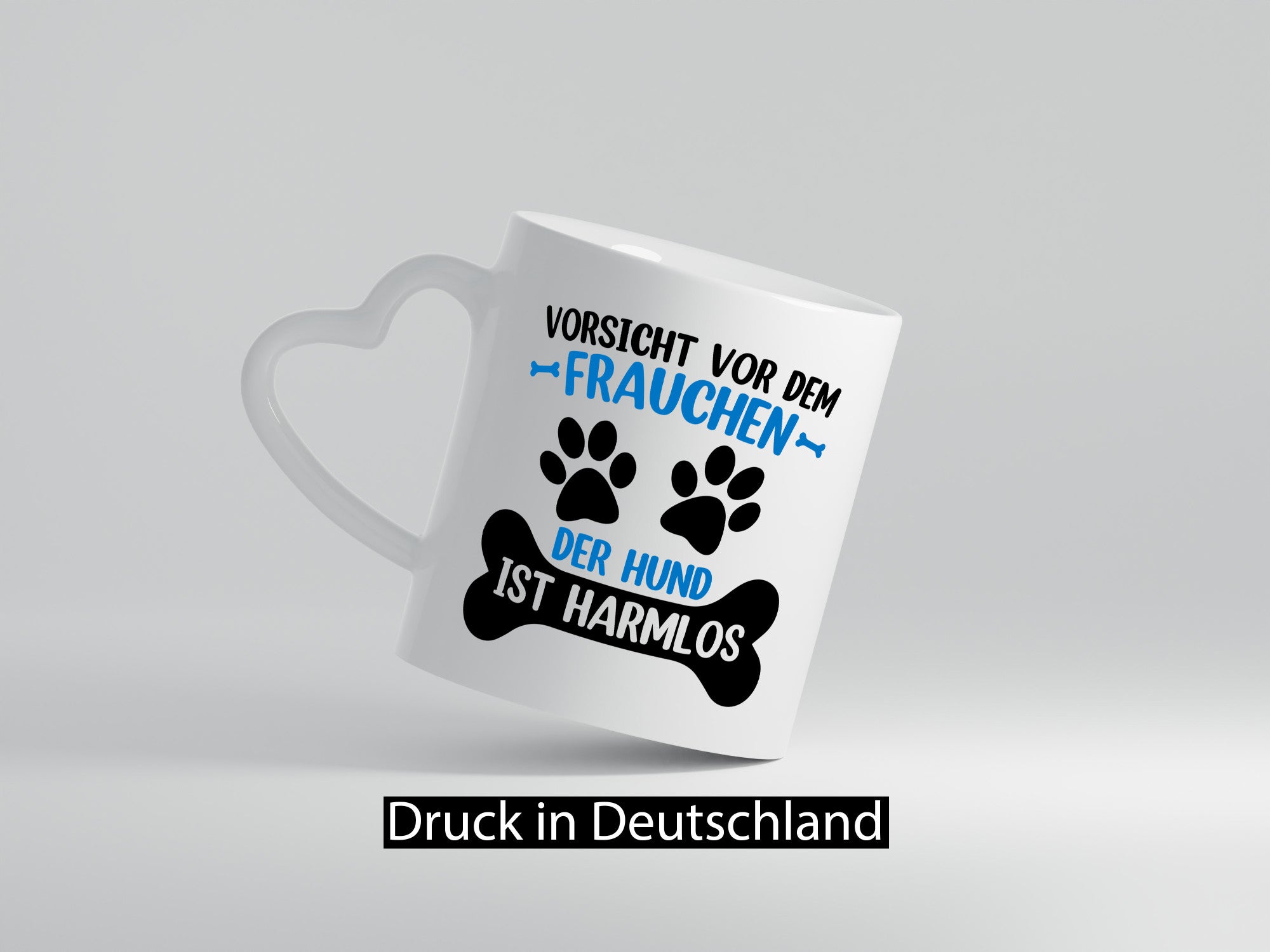 Vorsicht vor der Frau Hund ist Harmlos | Hunde v2 lustiger Spruch Geschenk