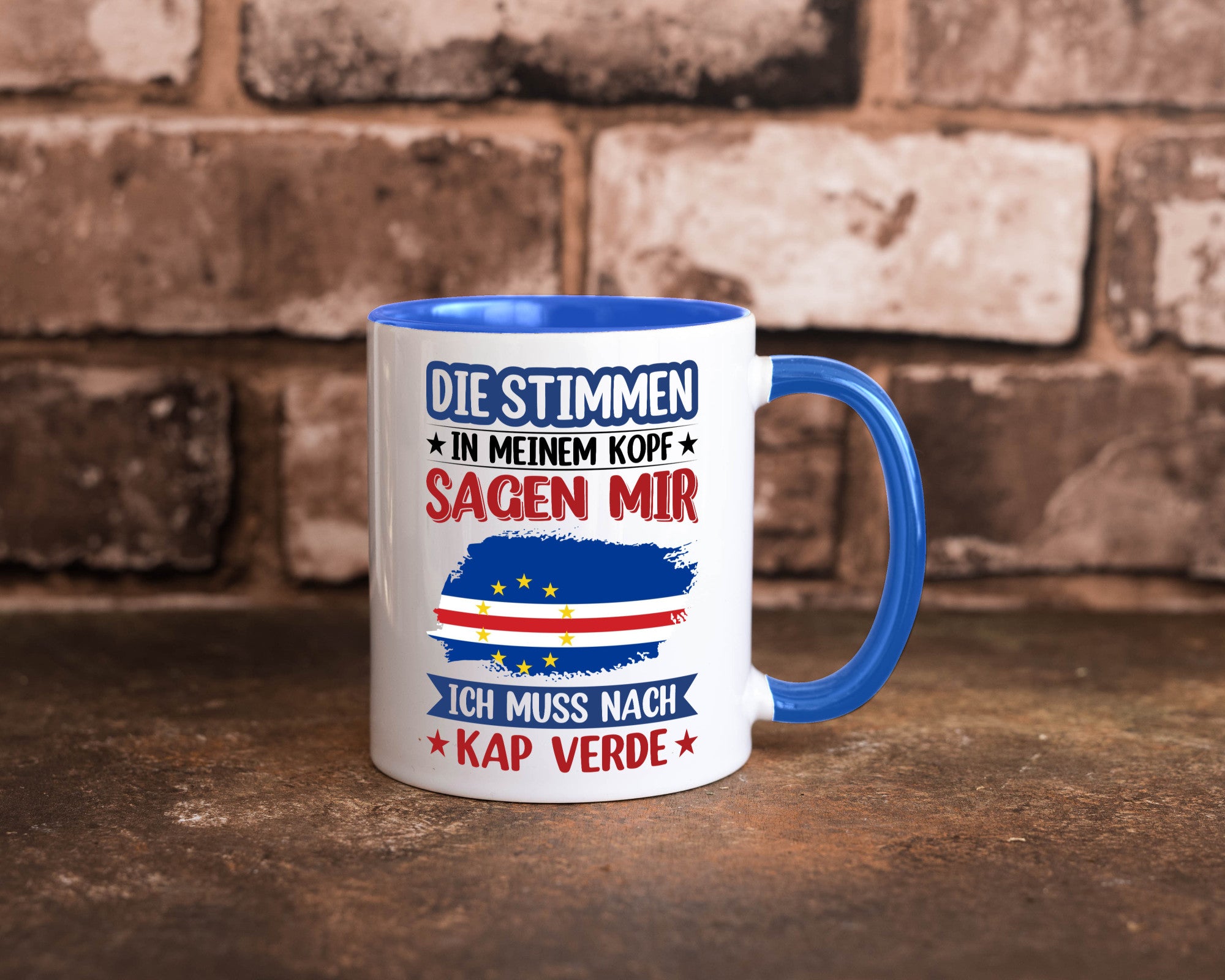 Kap Verde | Urlaub Stimmen in meinem Kopf Traumland lustig Humor Geschenkidee