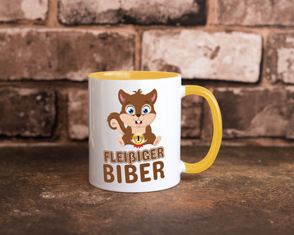 Fleißiger Biber | Motiv Tasse Kinder Geburtstag lustig Geschenkidee Geschenk