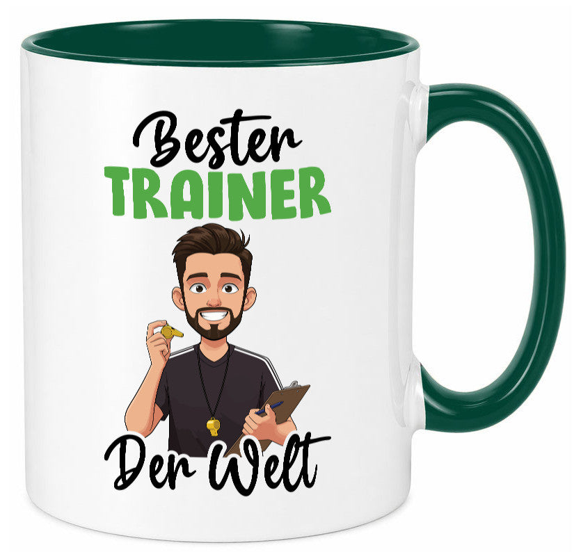 Bester Trainer | Verein Sport v2 Humor Geschenkidee Tasse