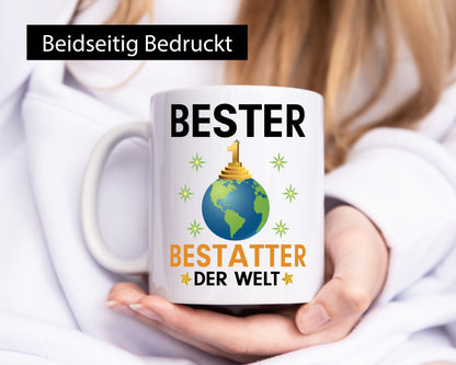 Weltbester Bestatter | Bestattung Totengräber Humor Geschenkidee Tasse