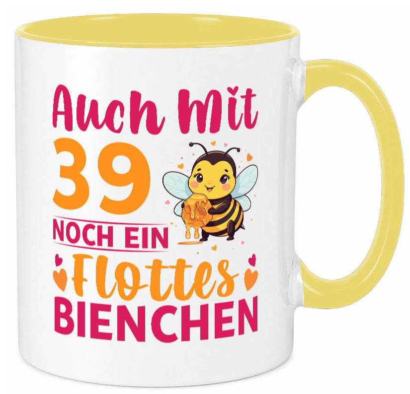 39. Geburtstag | Flottes Bienchen 39 Jahre lustiger Spruch Geschenk