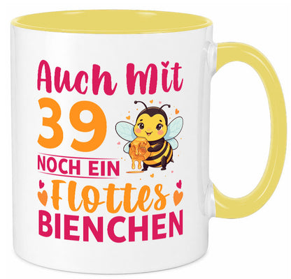 39. Geburtstag | Flottes Bienchen 39 Jahre lustiger Spruch Geschenk