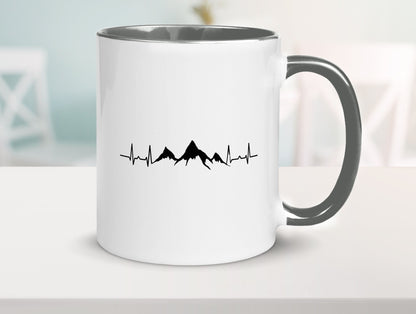 Berge Motiv | Alpen Skifahren Skiurlaub Apres Ski Geschenkidee Humor Tasse