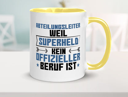 Superheld Abteilungsleiter| Führungskraft Geschenkidee Humor Tasse
